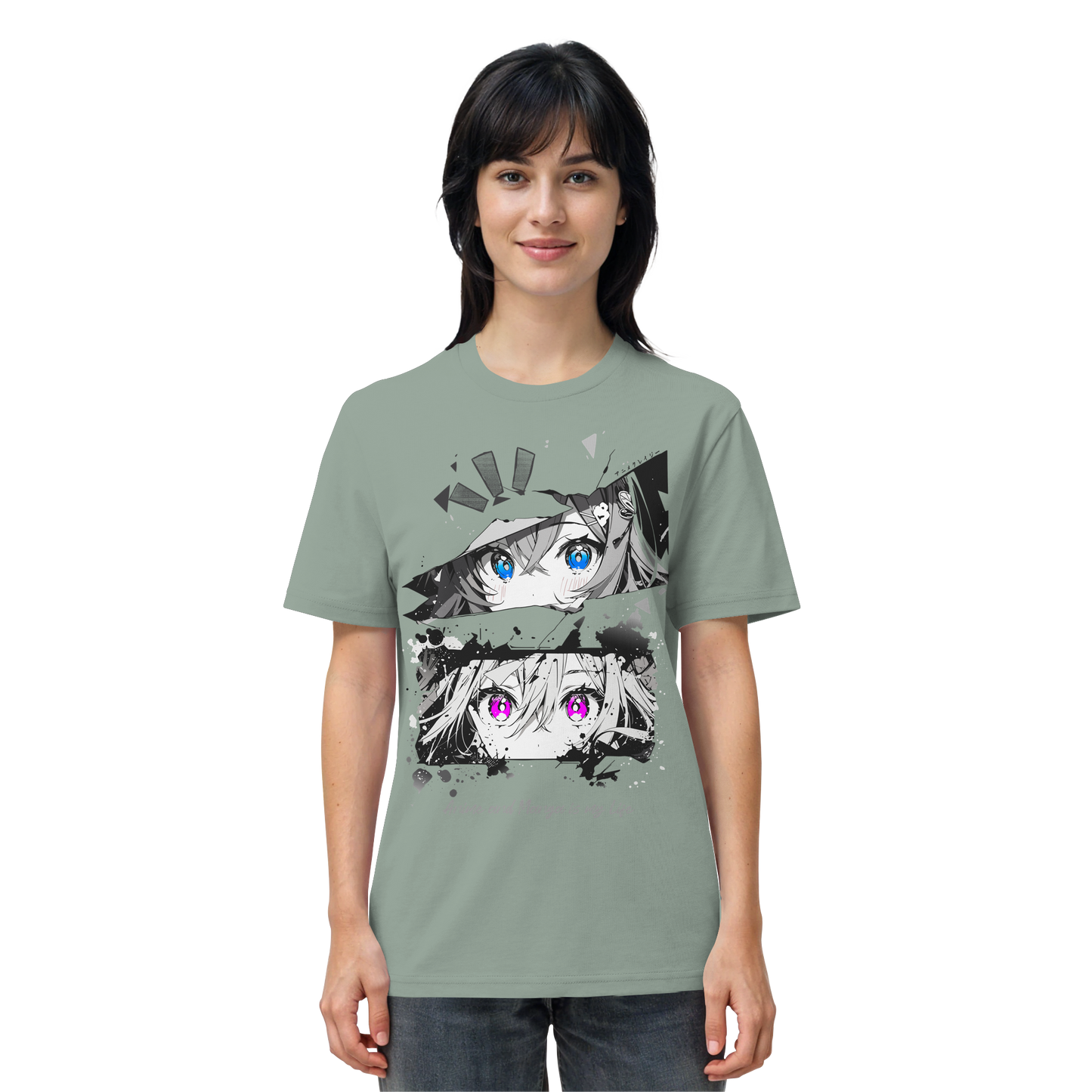 "Anime Eyes" Front - Organic Shirt