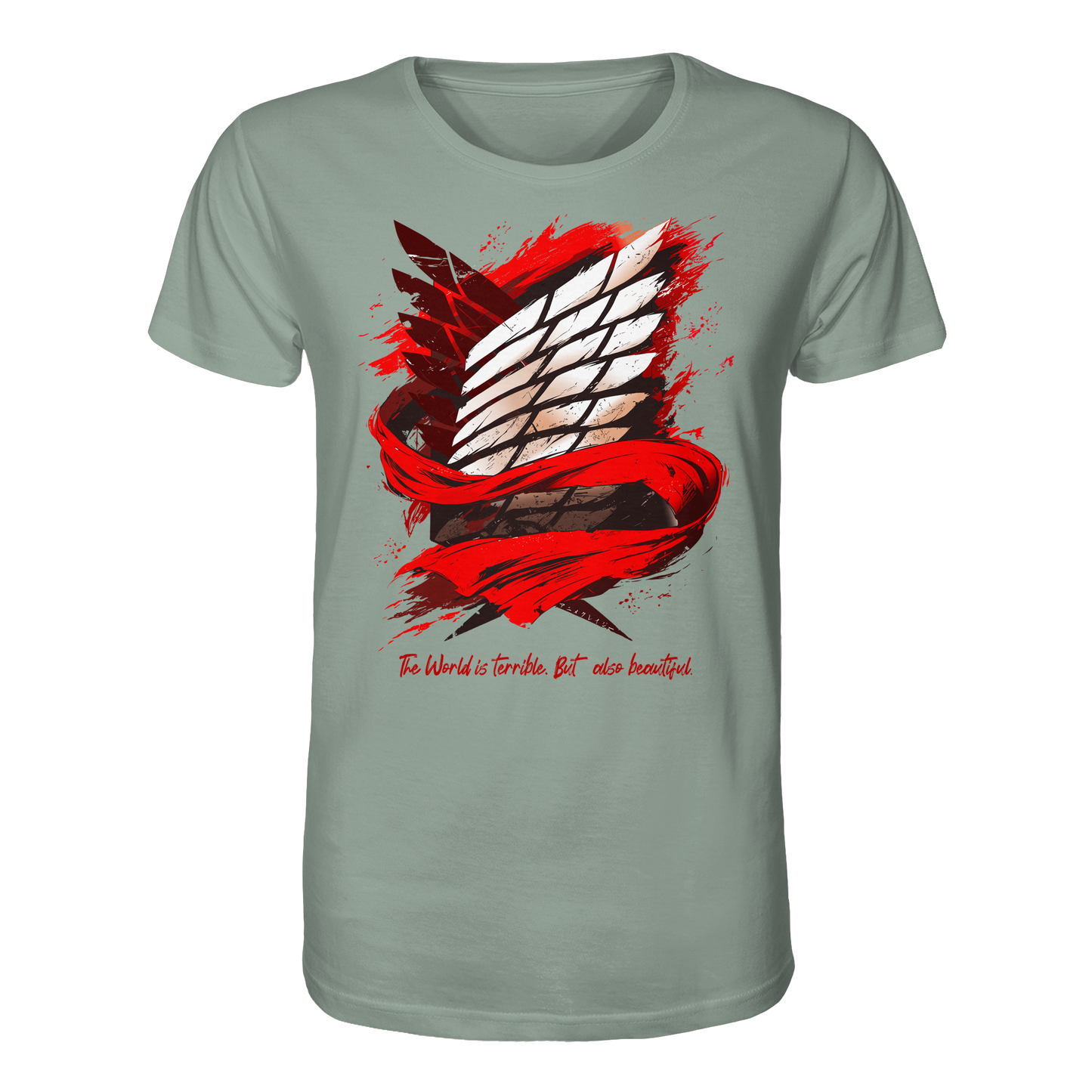 "Verbundenheit" Front Organic Regular Shirt