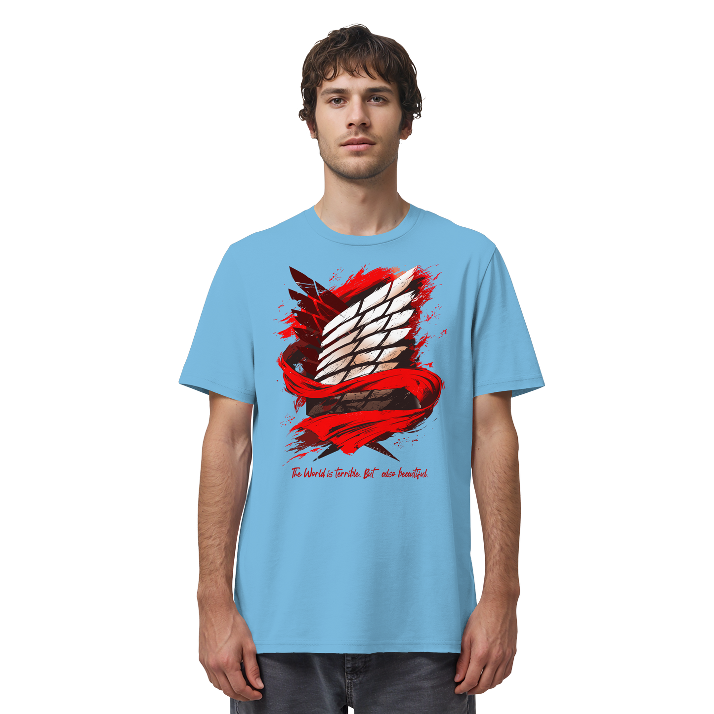 "Verbundenheit" Front Organic Regular Shirt
