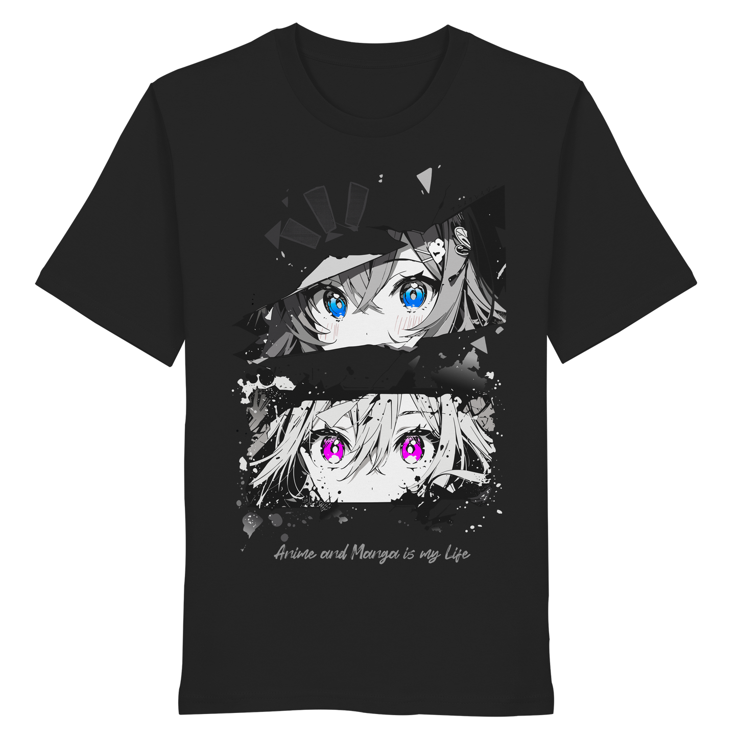 "Anime Eyes" Front - Organic Shirt