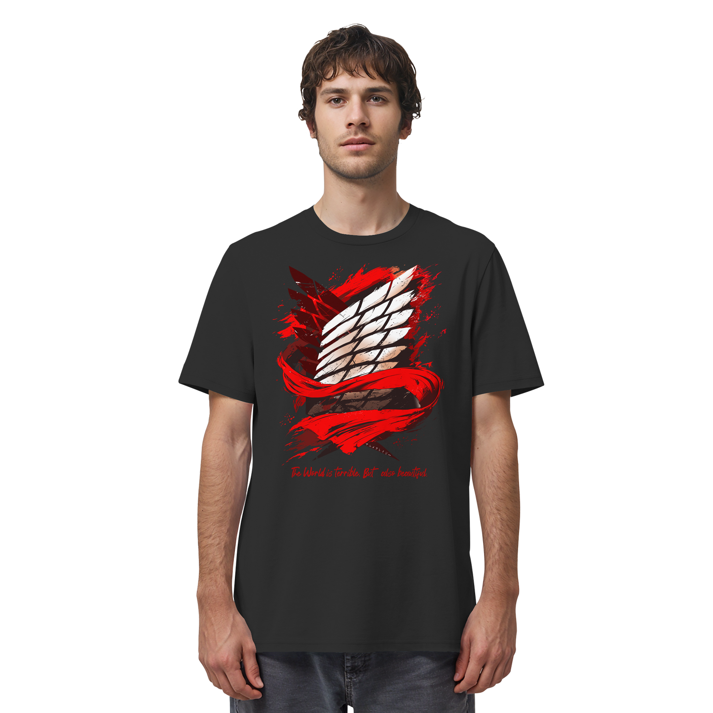 "Verbundenheit" Front Organic Regular Shirt