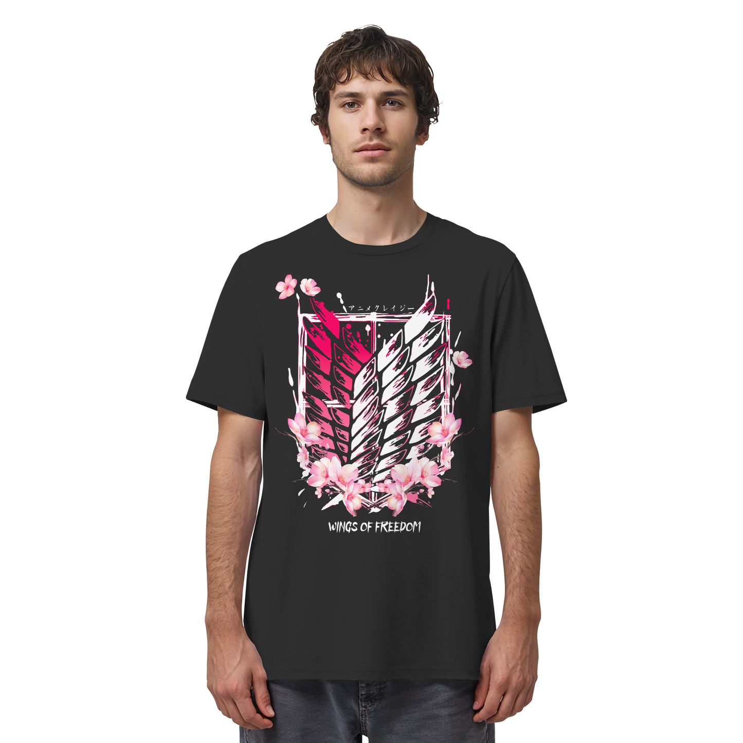 "Petals of Liberation“ Front Organic Regular Shirt