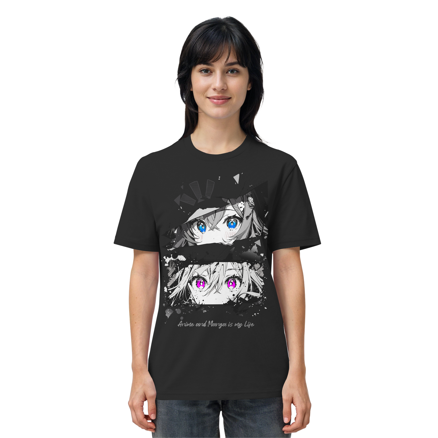 "Anime Eyes" Front - Organic Shirt