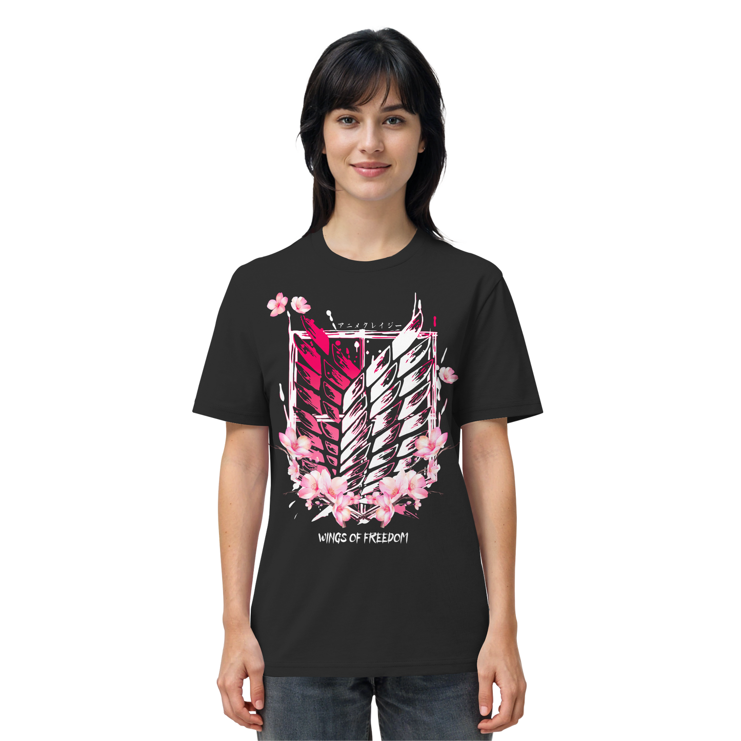 "Petals of Liberation“ Front Organic Regular Shirt