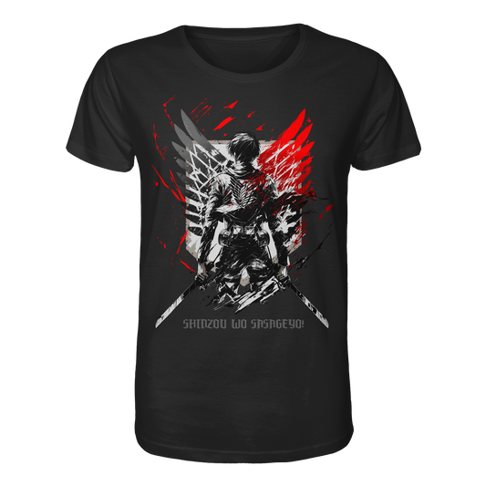 "Wings Of Resolve" Front Organic Regular Shirt