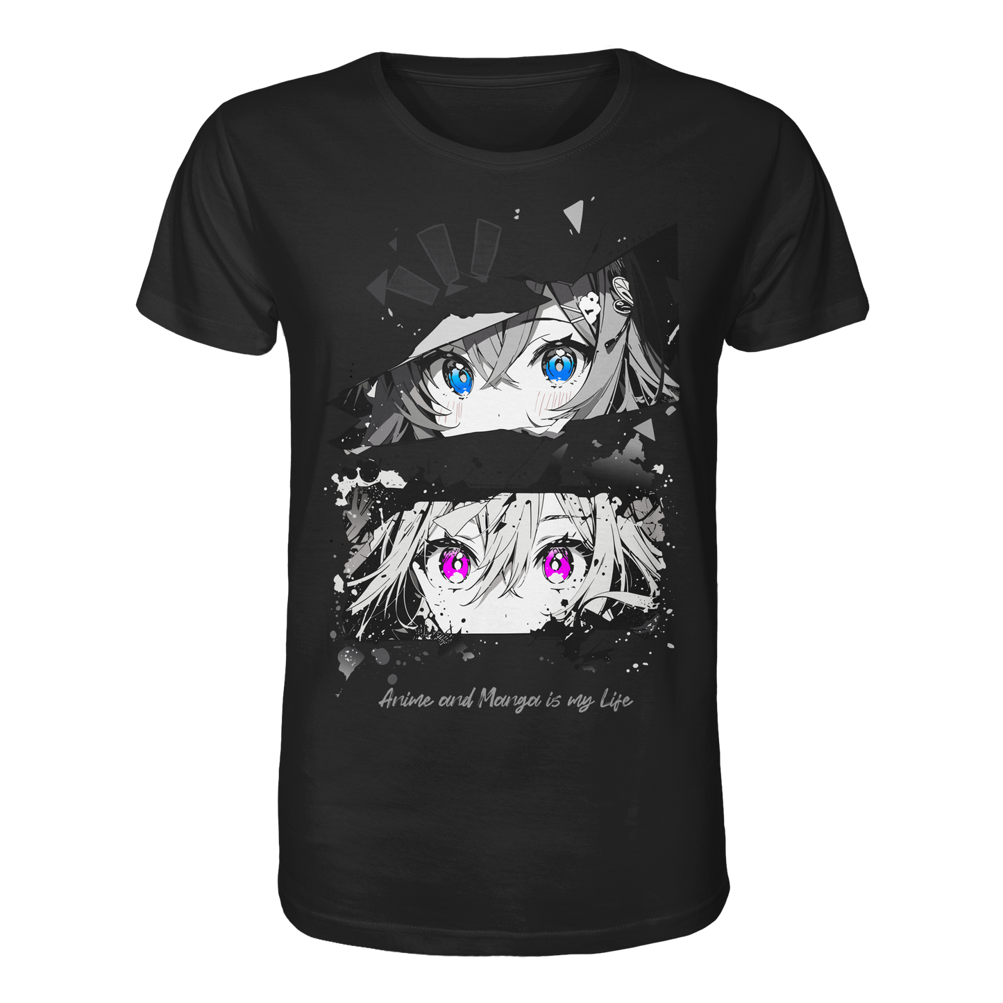 "Anime Eyes" Front - Organic Shirt