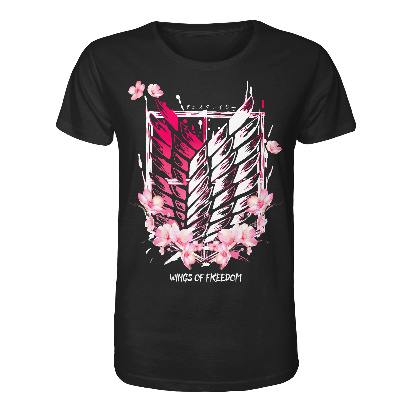 "Petals of Liberation“ Front Organic Regular Shirt