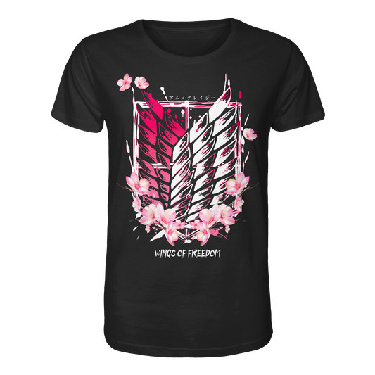"Petals of Liberation“ Front Organic Regular Shirt