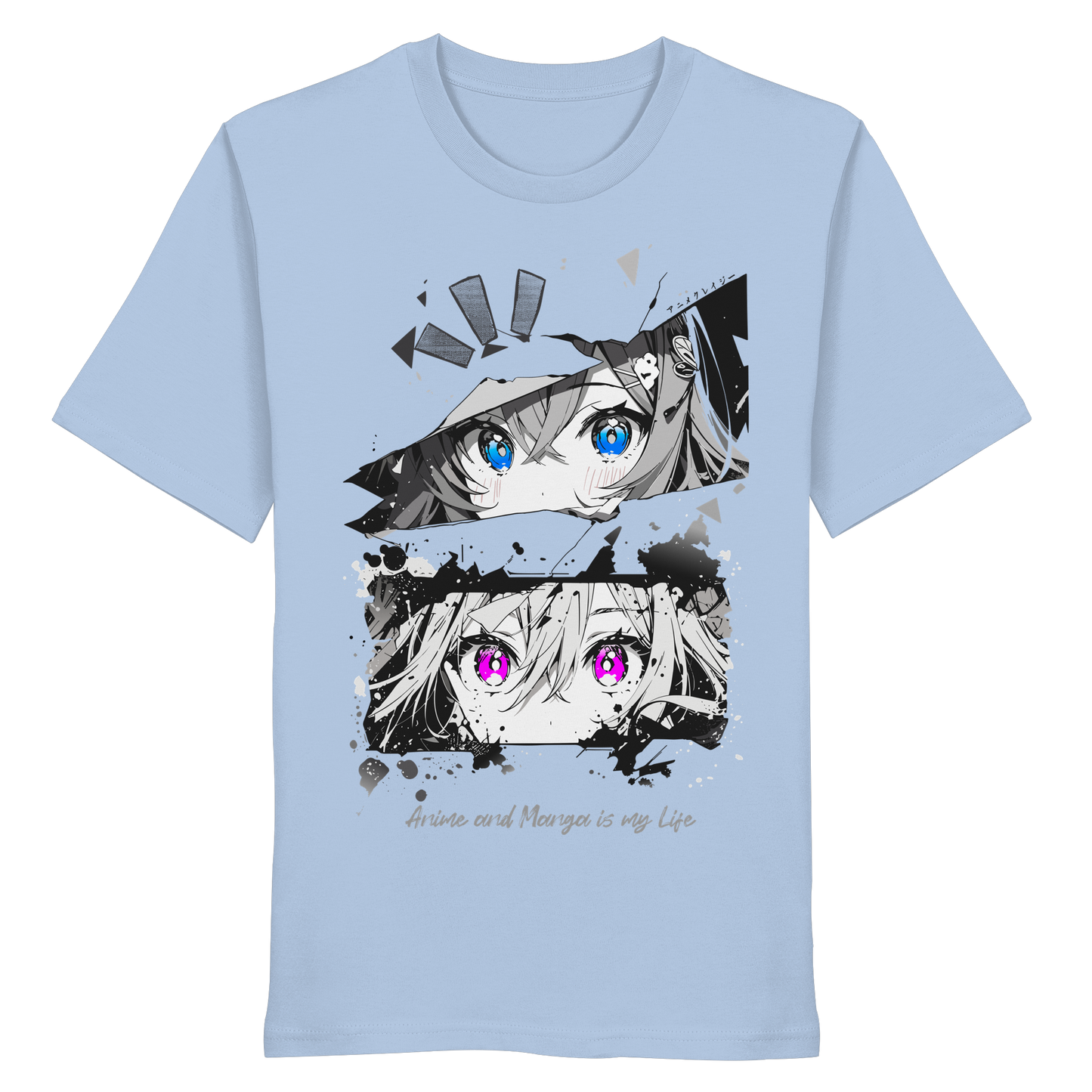 "Anime Eyes" Front - Organic Shirt