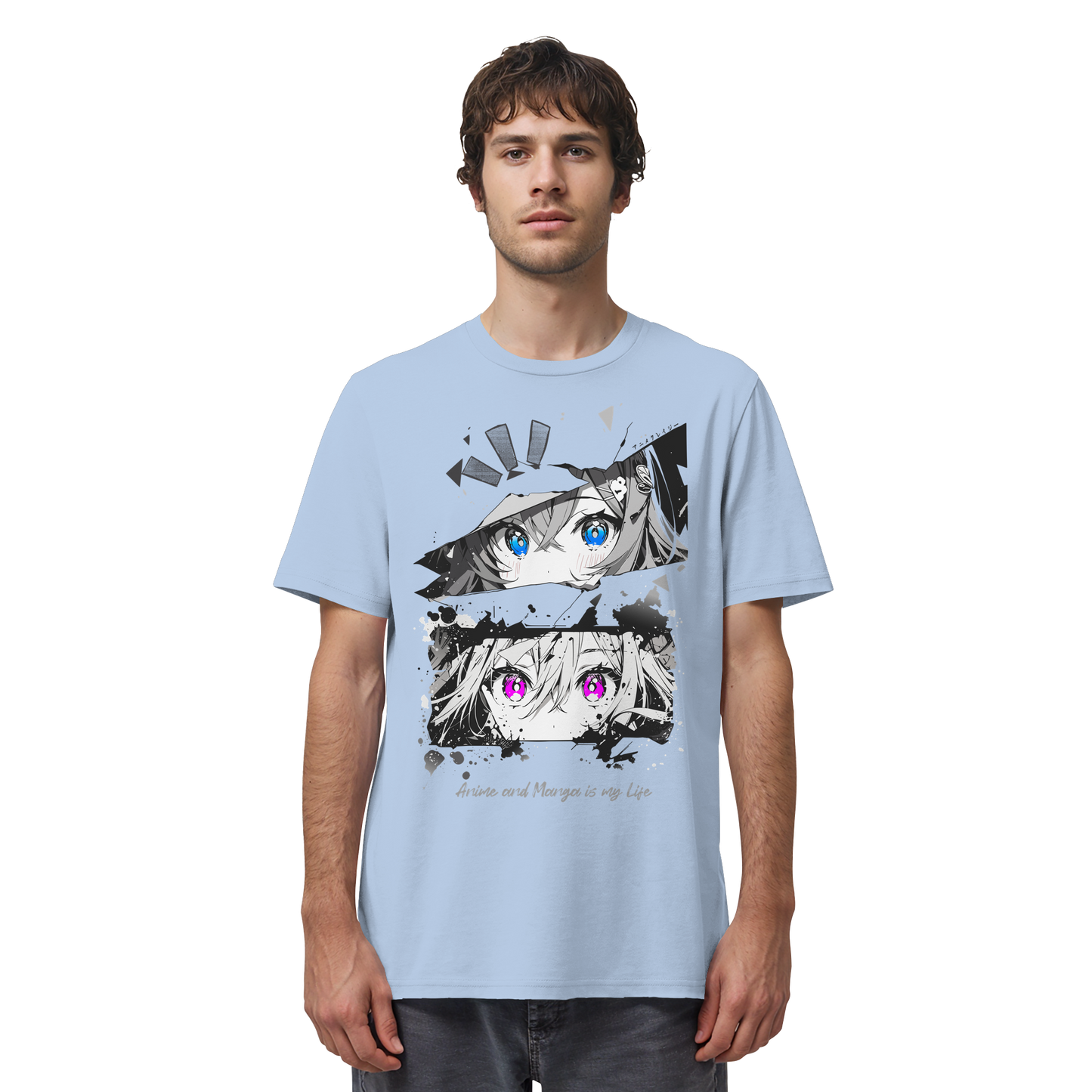 "Anime Eyes" Front - Organic Shirt