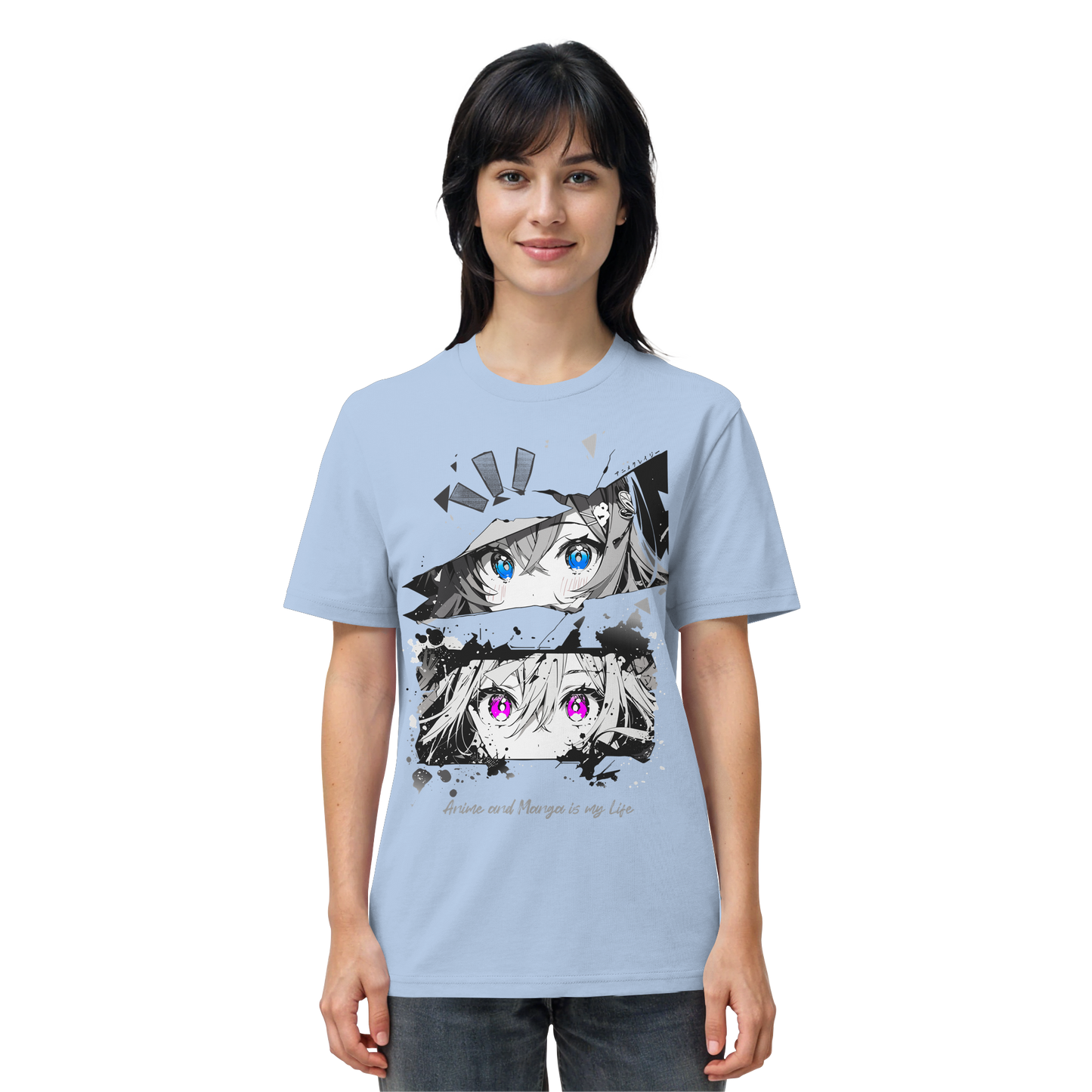 "Anime Eyes" Front - Organic Shirt