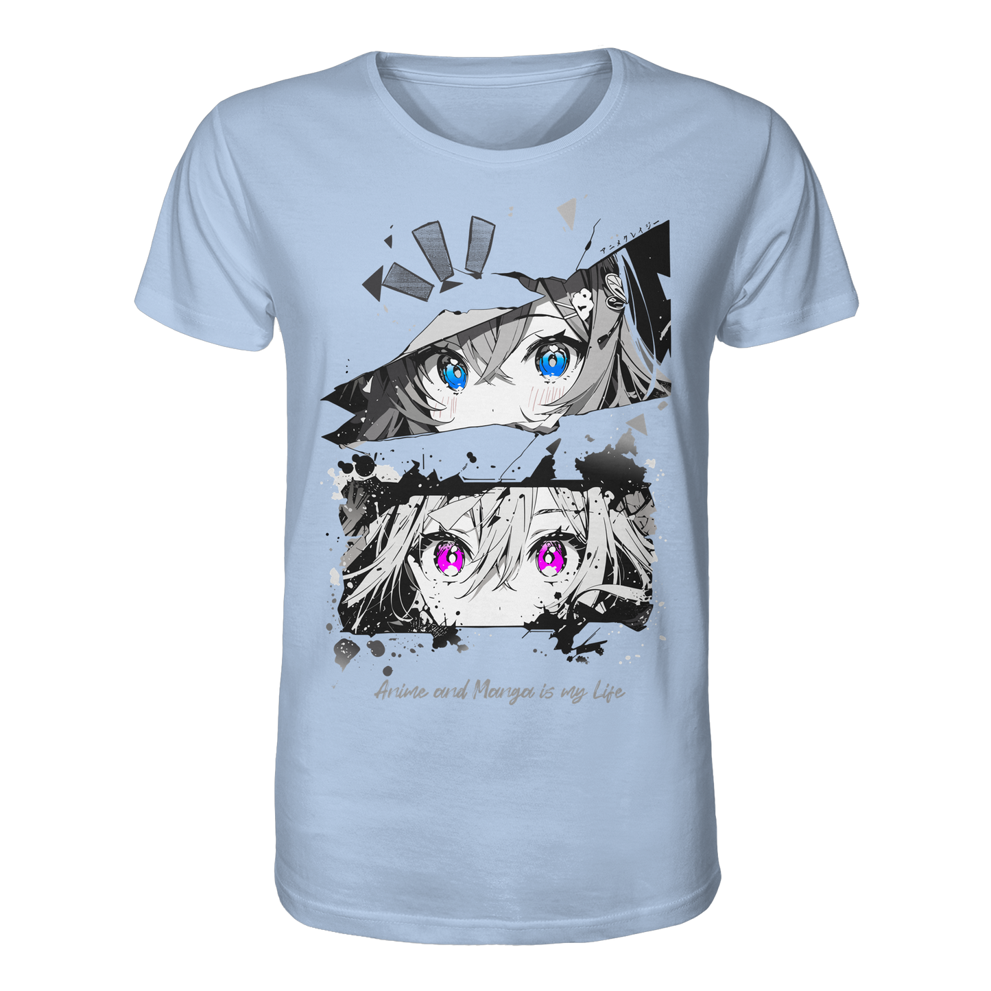 "Anime Eyes" Front - Organic Shirt