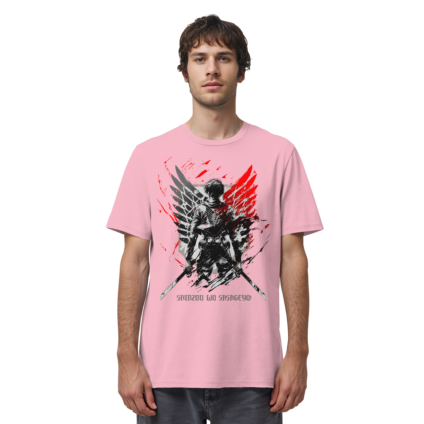 "Wings Of Resolve" Front Organic Regular Shirt