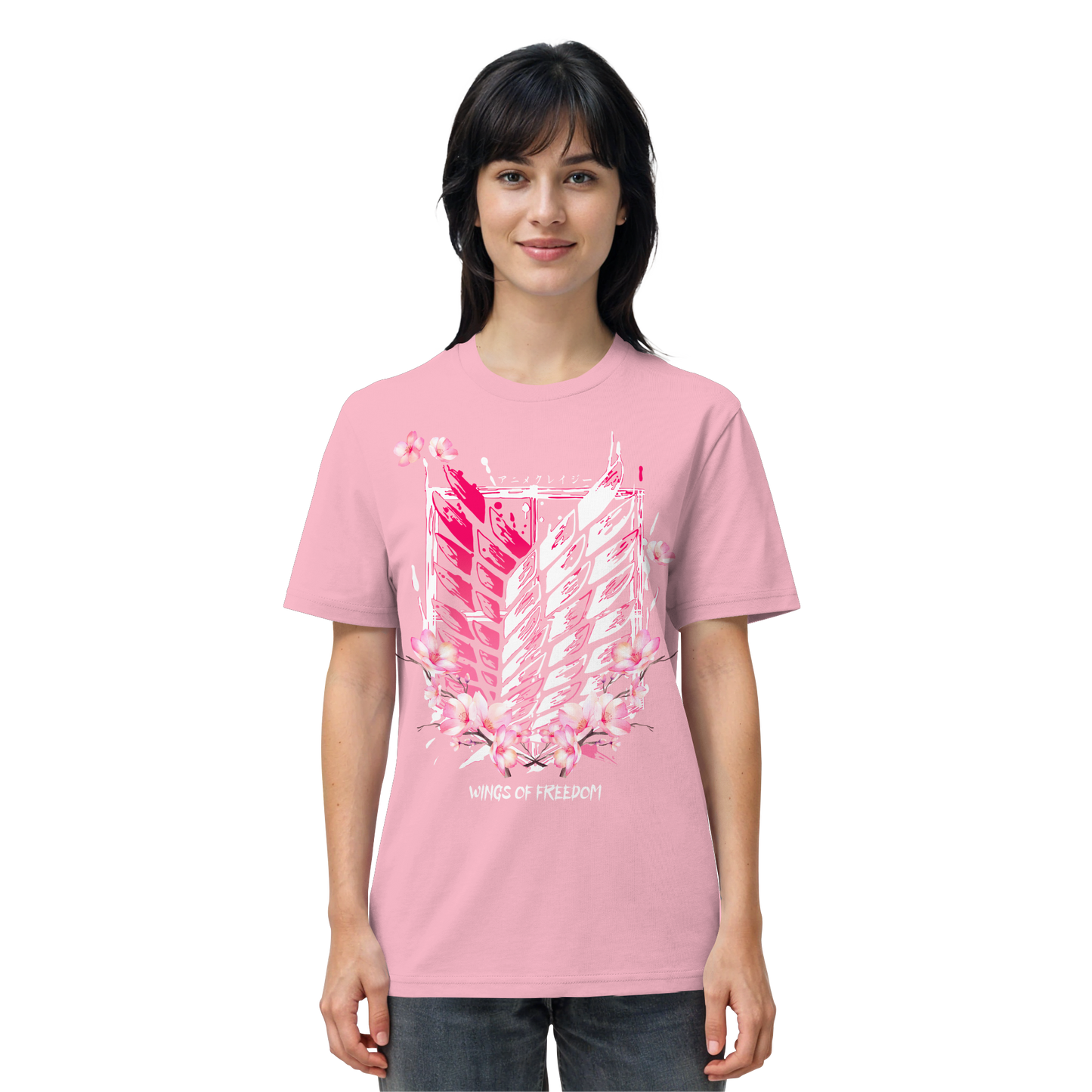 "Petals of Liberation“ Front Organic Regular Shirt