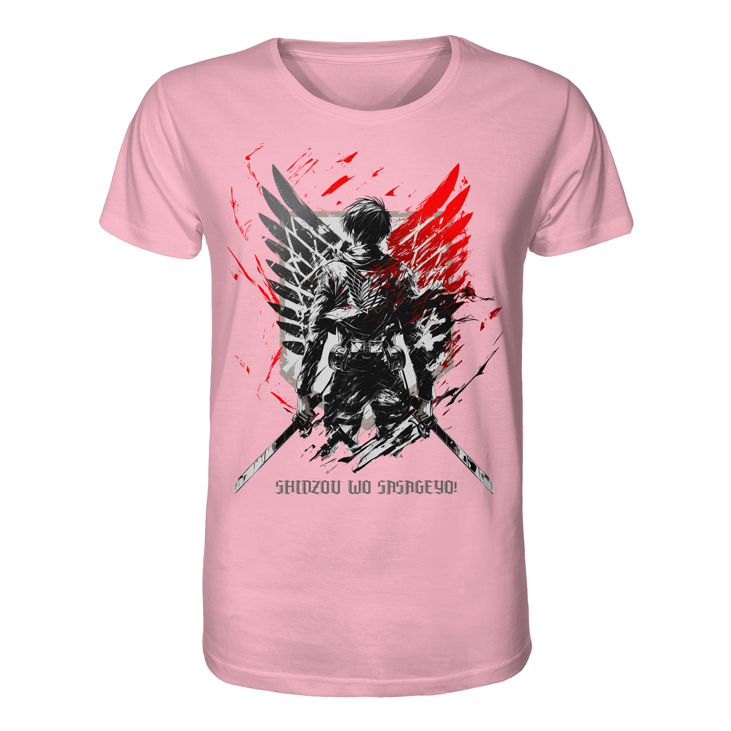 "Wings Of Resolve" Front Organic Regular Shirt