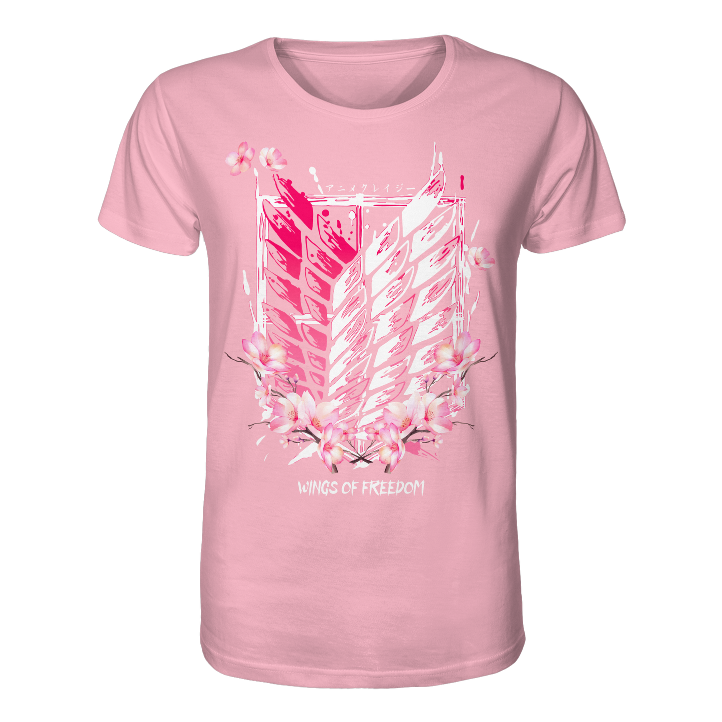 "Petals of Liberation“ Front Organic Regular Shirt