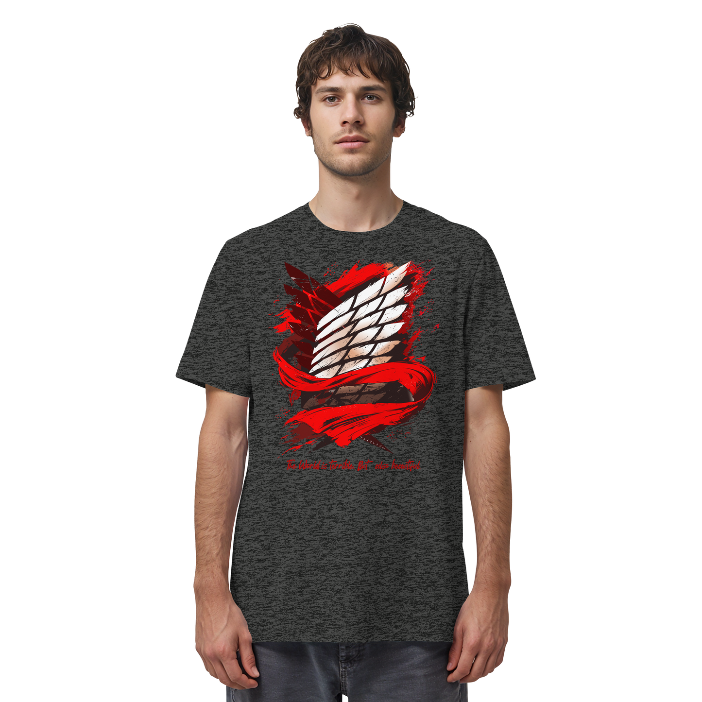 "Verbundenheit" Front Organic Regular Shirt