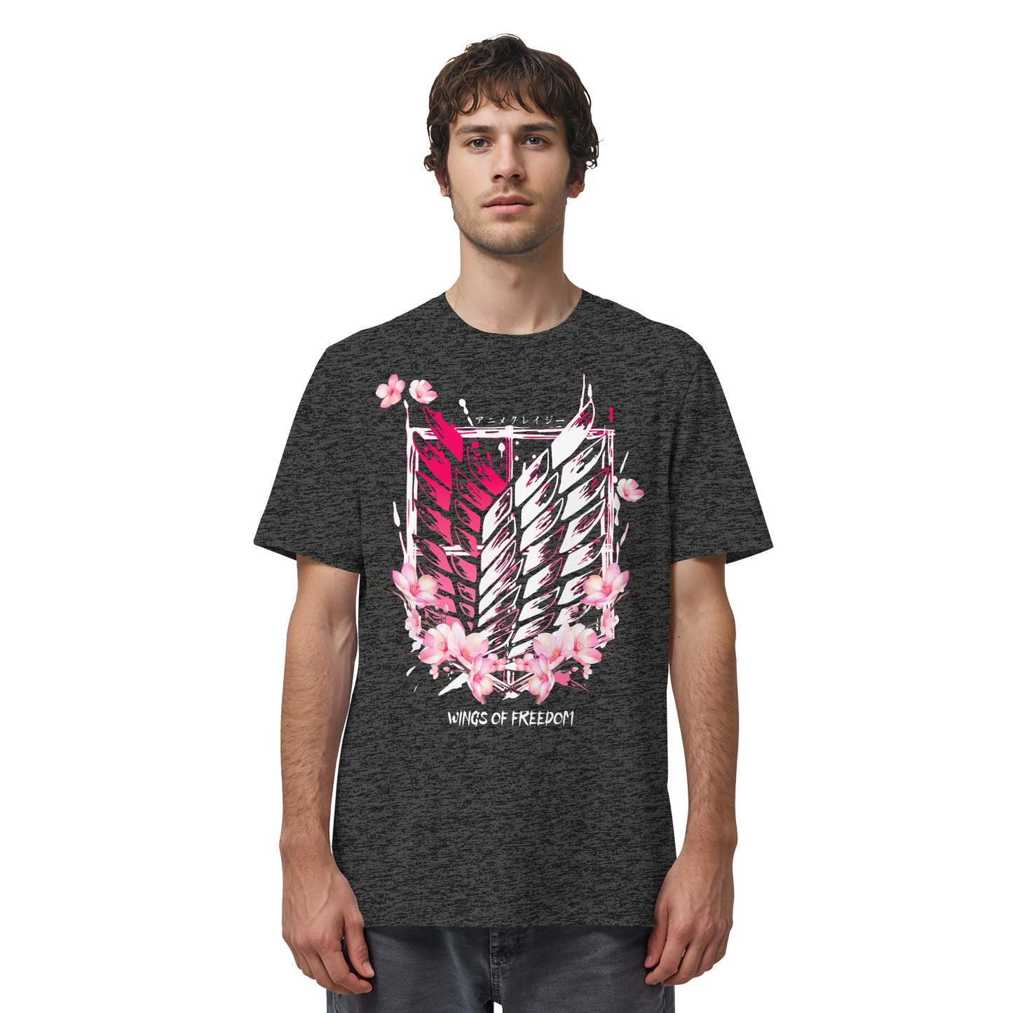 "Petals of Liberation“ Front Organic Regular Shirt