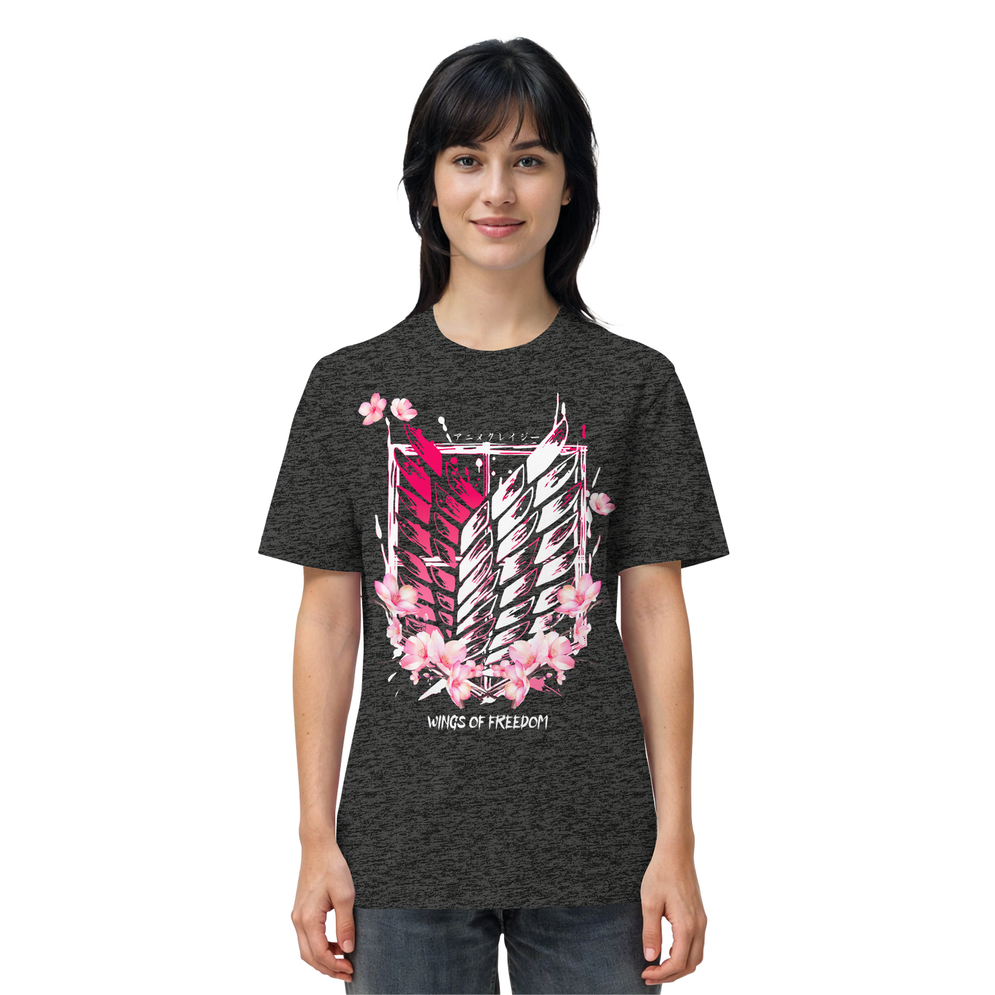 "Petals of Liberation“ Front Organic Regular Shirt
