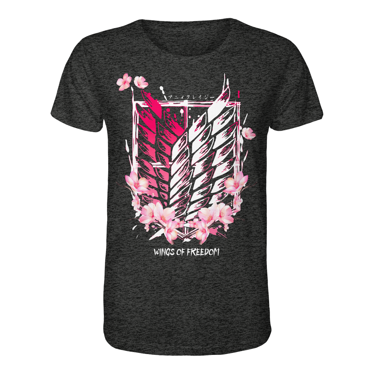 "Petals of Liberation“ Front Organic Regular Shirt