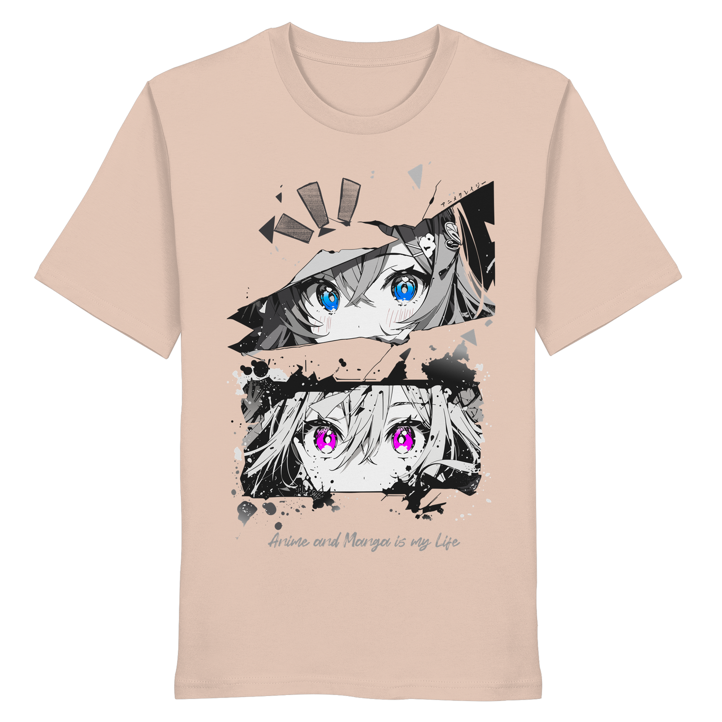 "Anime Eyes" Front - Organic Shirt