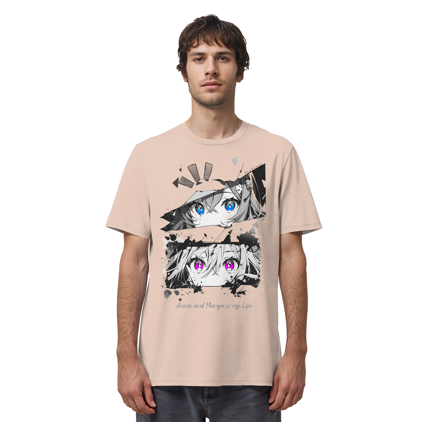 "Anime Eyes" Front - Organic Shirt