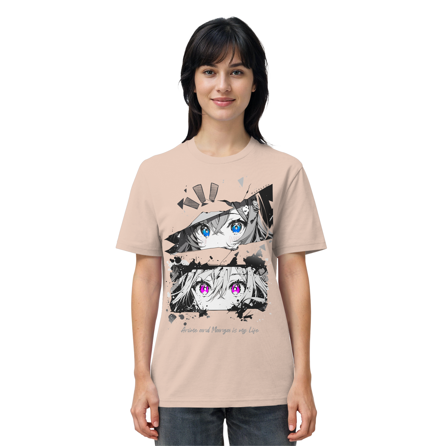 "Anime Eyes" Front - Organic Shirt