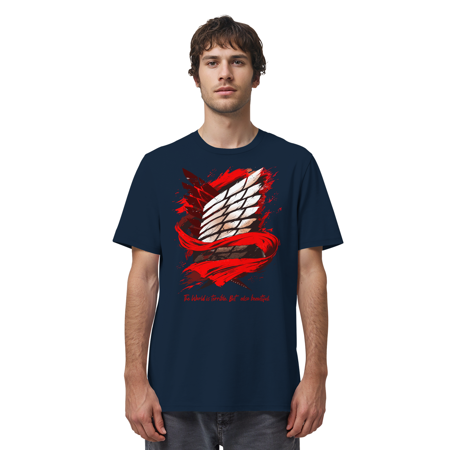 "Verbundenheit" Front Organic Regular Shirt