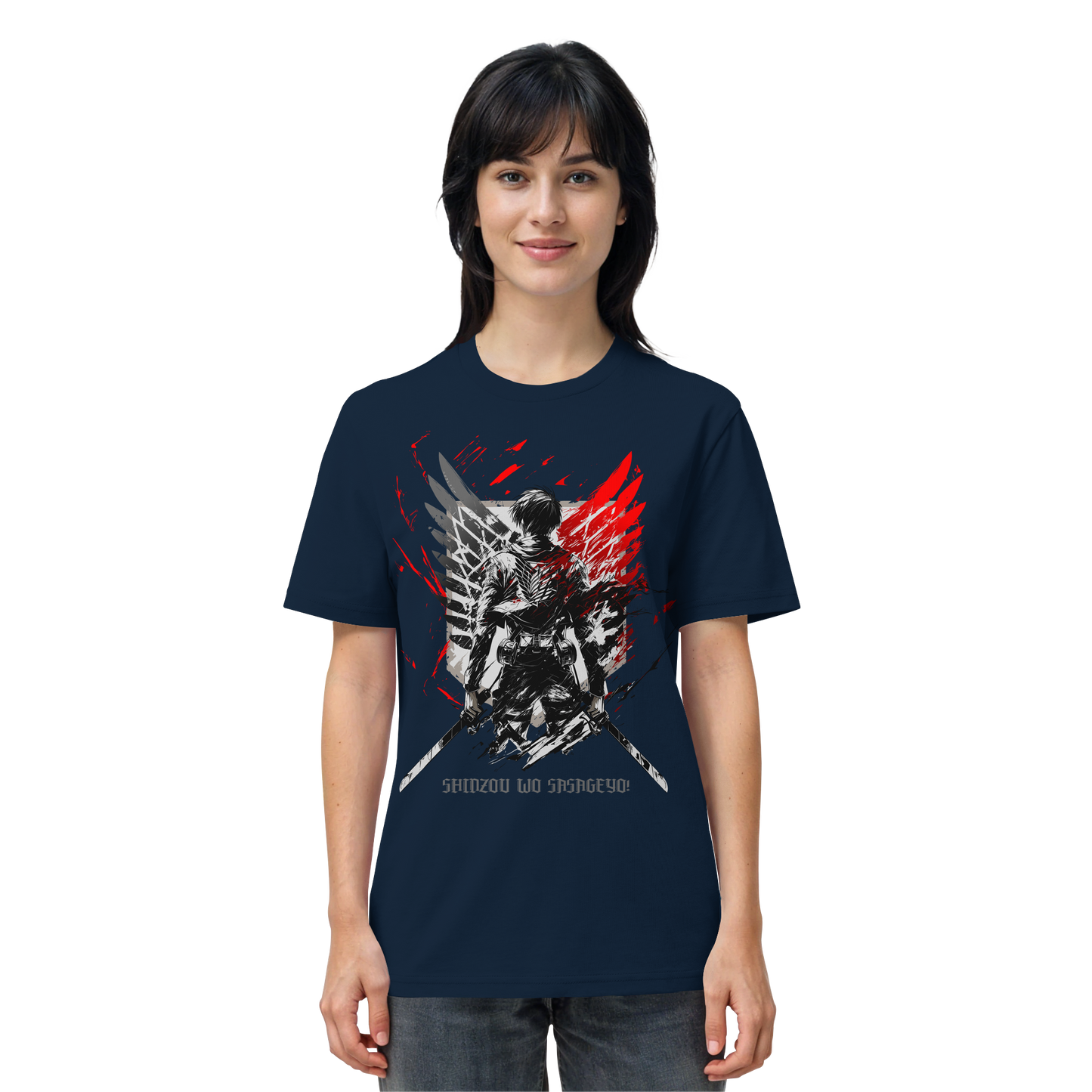 "Wings Of Resolve" Front Organic Regular Shirt