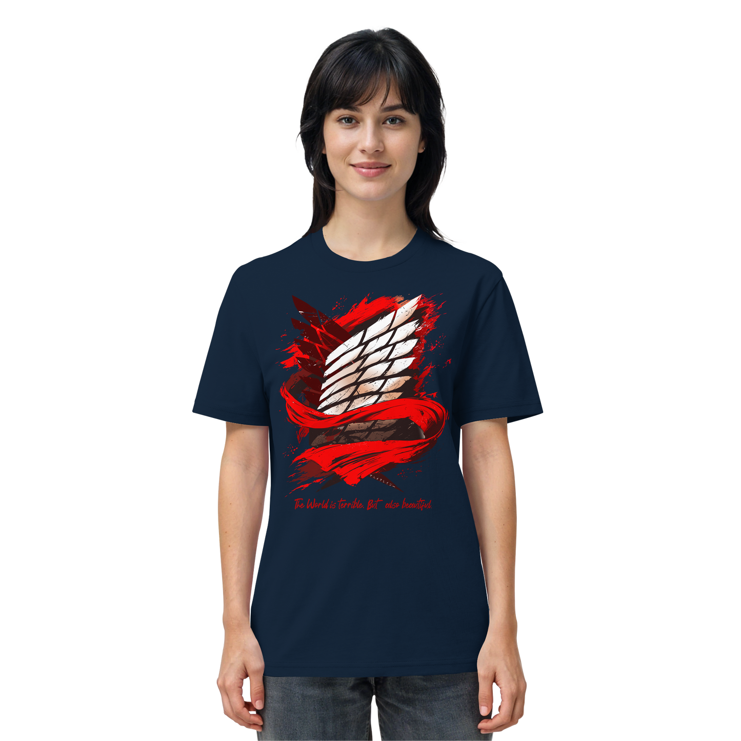 "Verbundenheit" Front Organic Regular Shirt