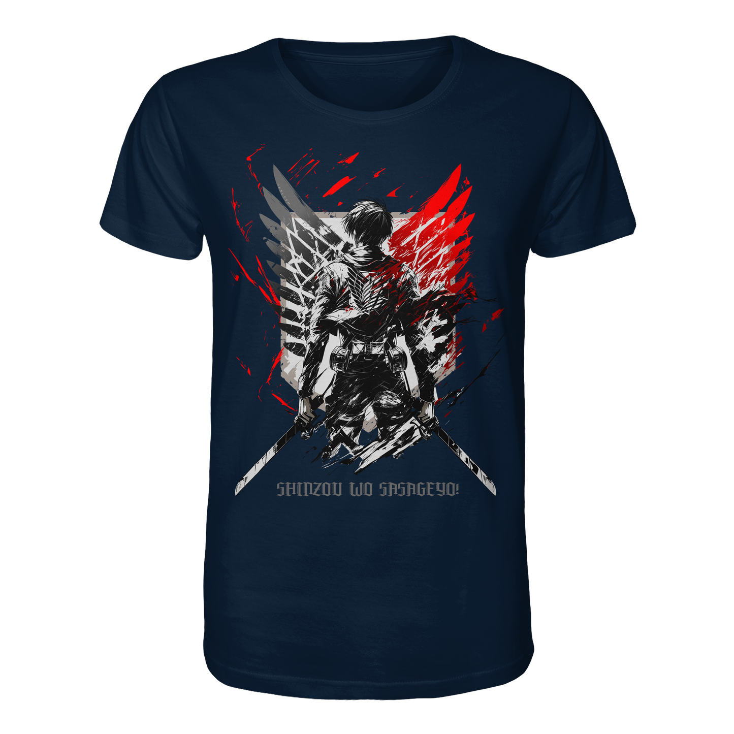 "Wings Of Resolve" Front Organic Regular Shirt