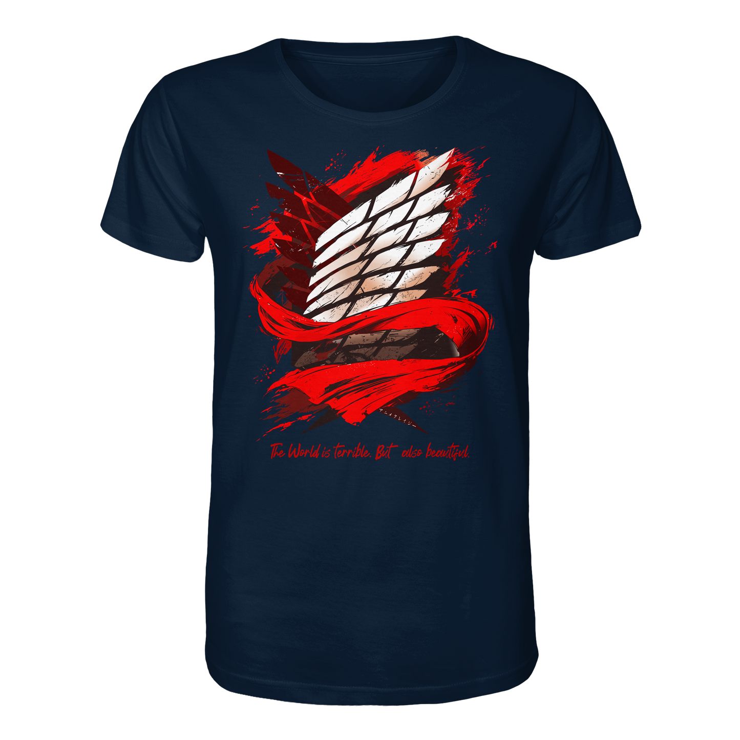 "Verbundenheit" Front Organic Regular Shirt