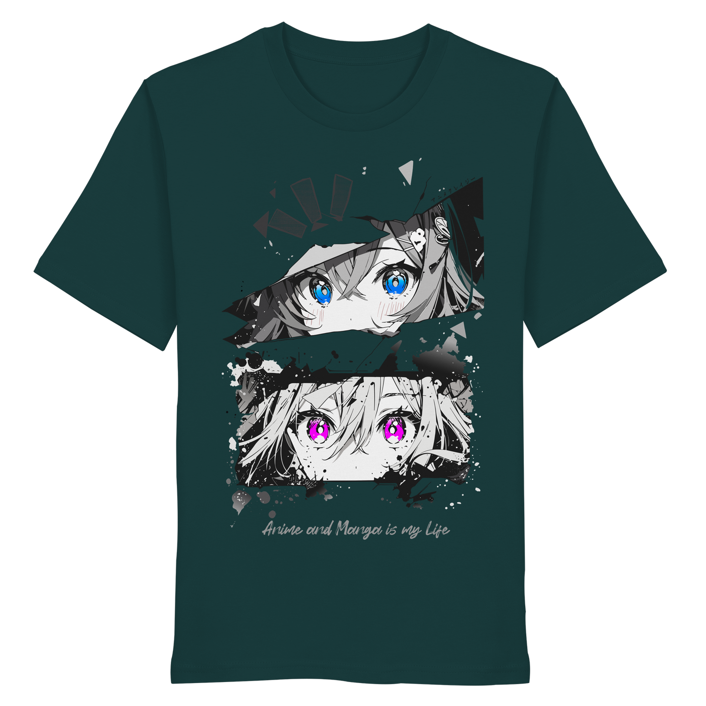 "Anime Eyes" Front - Organic Shirt