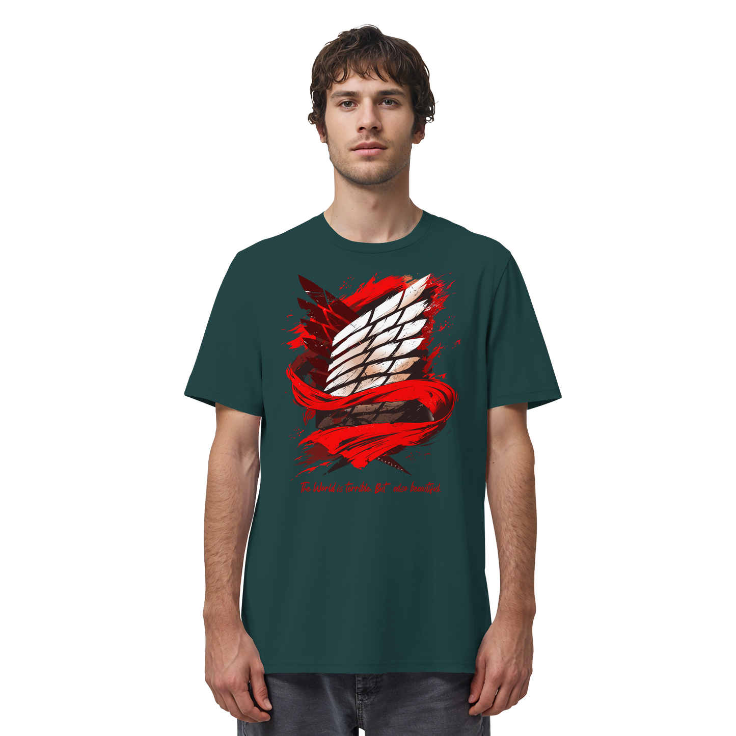 "Verbundenheit" Front Organic Regular Shirt