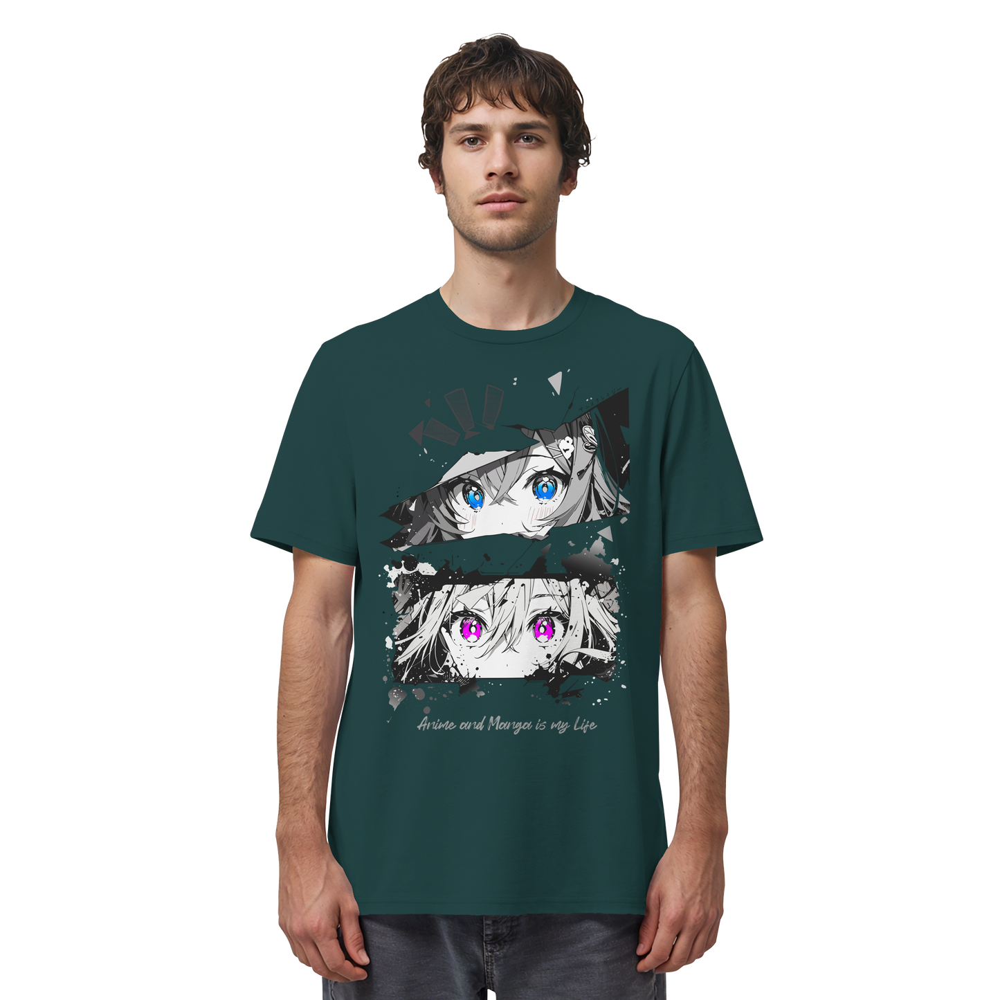 "Anime Eyes" Front - Organic Shirt