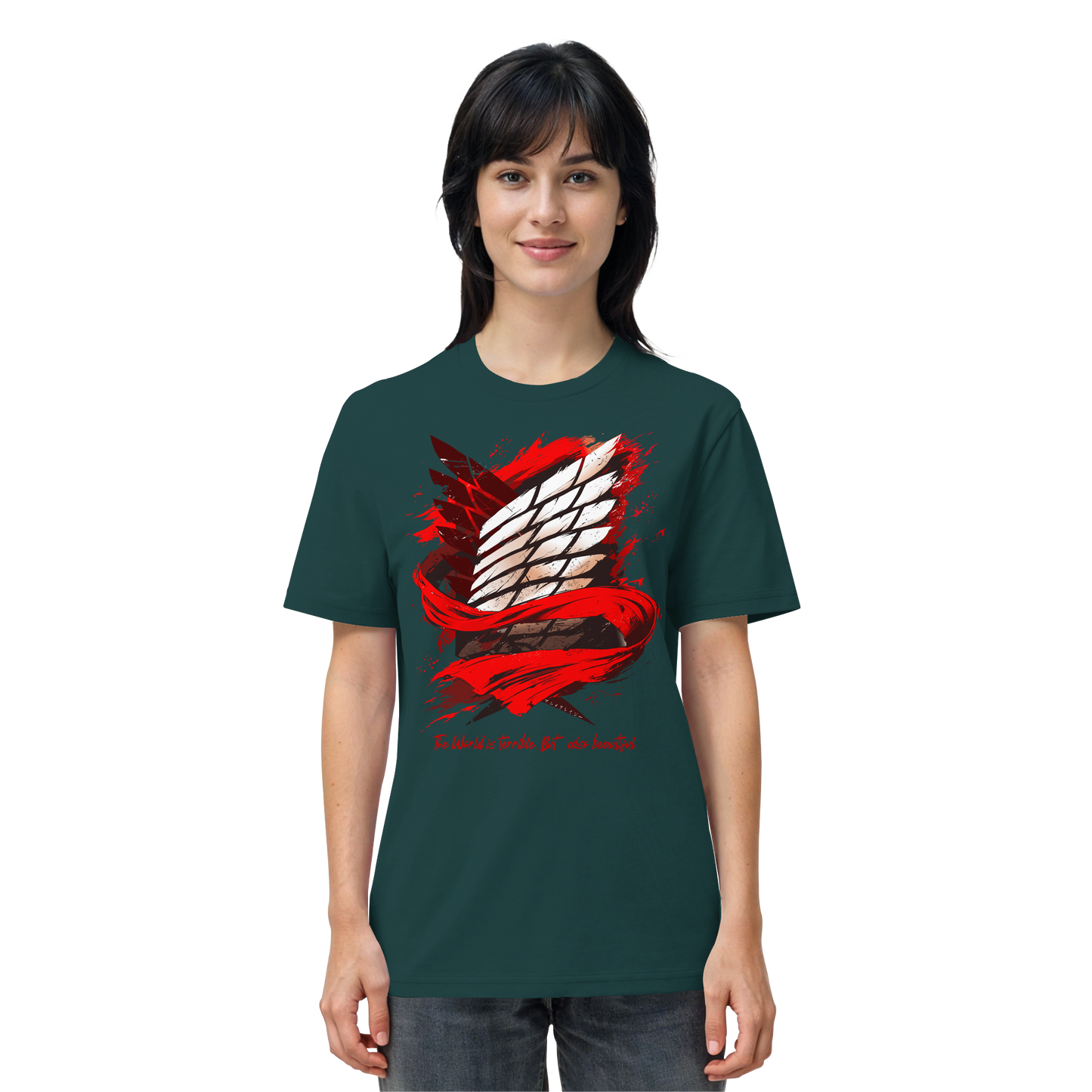"Verbundenheit" Front Organic Regular Shirt