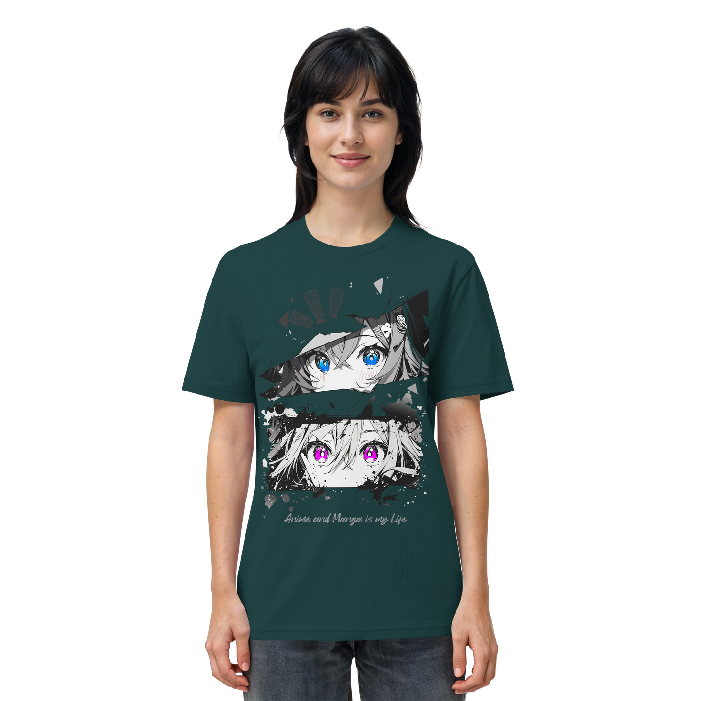 "Anime Eyes" Front - Organic Shirt