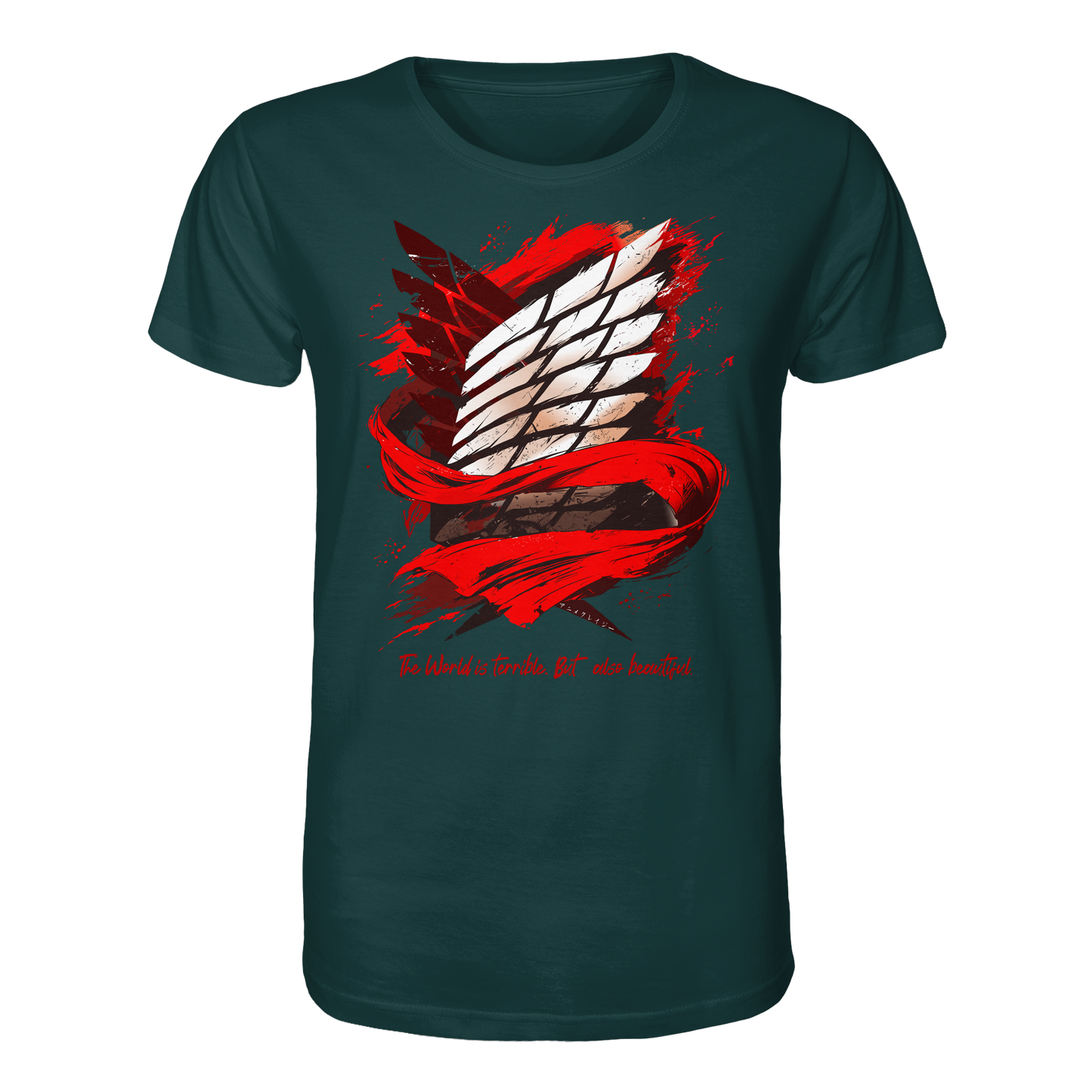 "Verbundenheit" Front Organic Regular Shirt