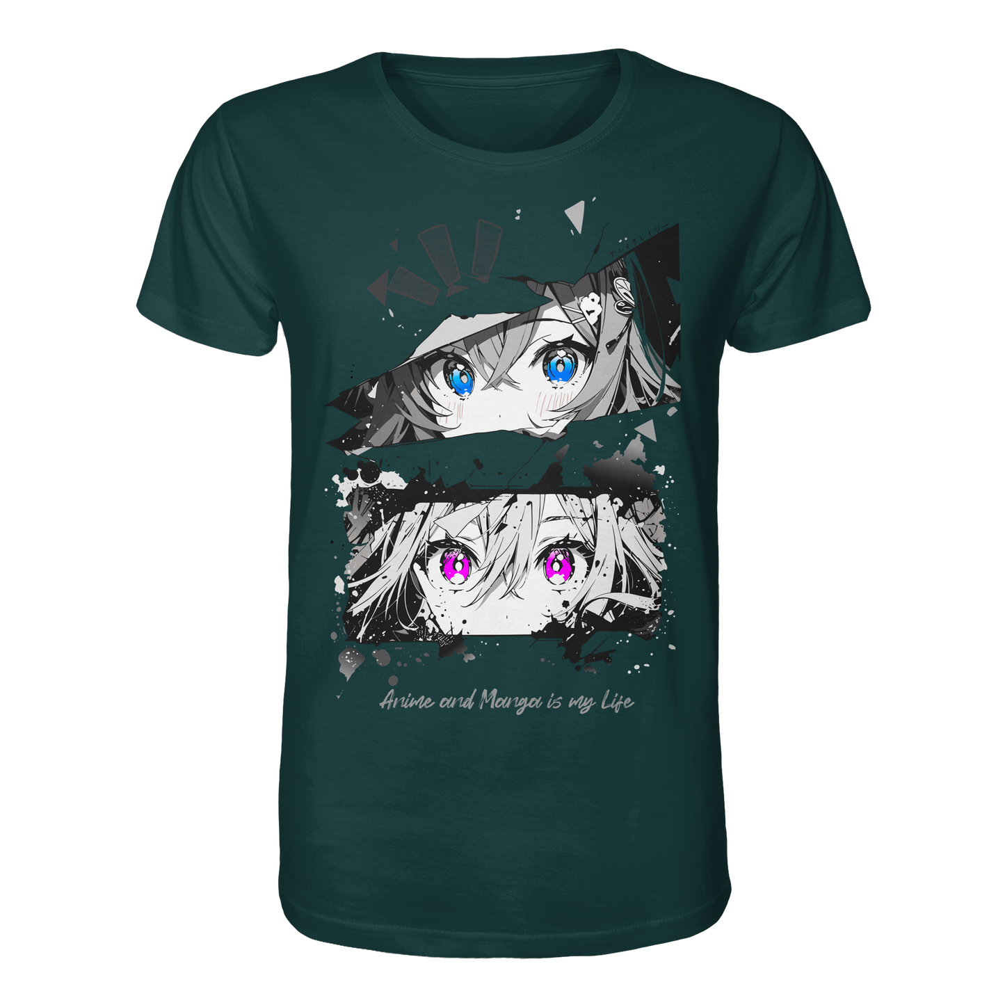 "Anime Eyes" Front - Organic Shirt
