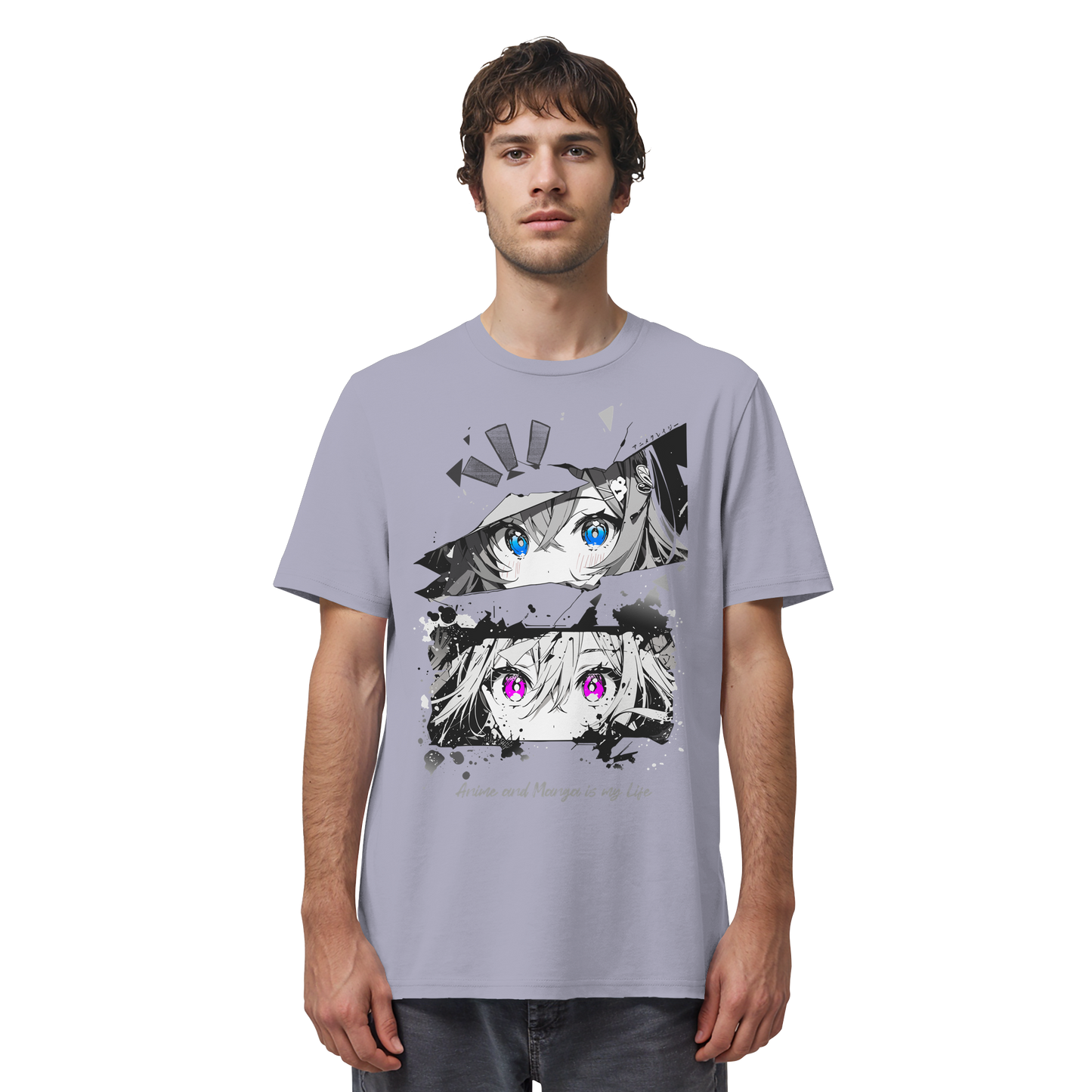 "Anime Eyes" Front - Organic Shirt