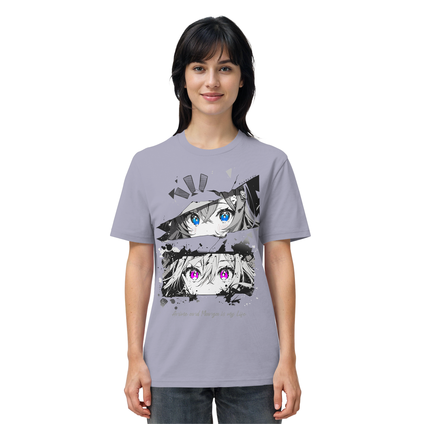 "Anime Eyes" Front - Organic Shirt