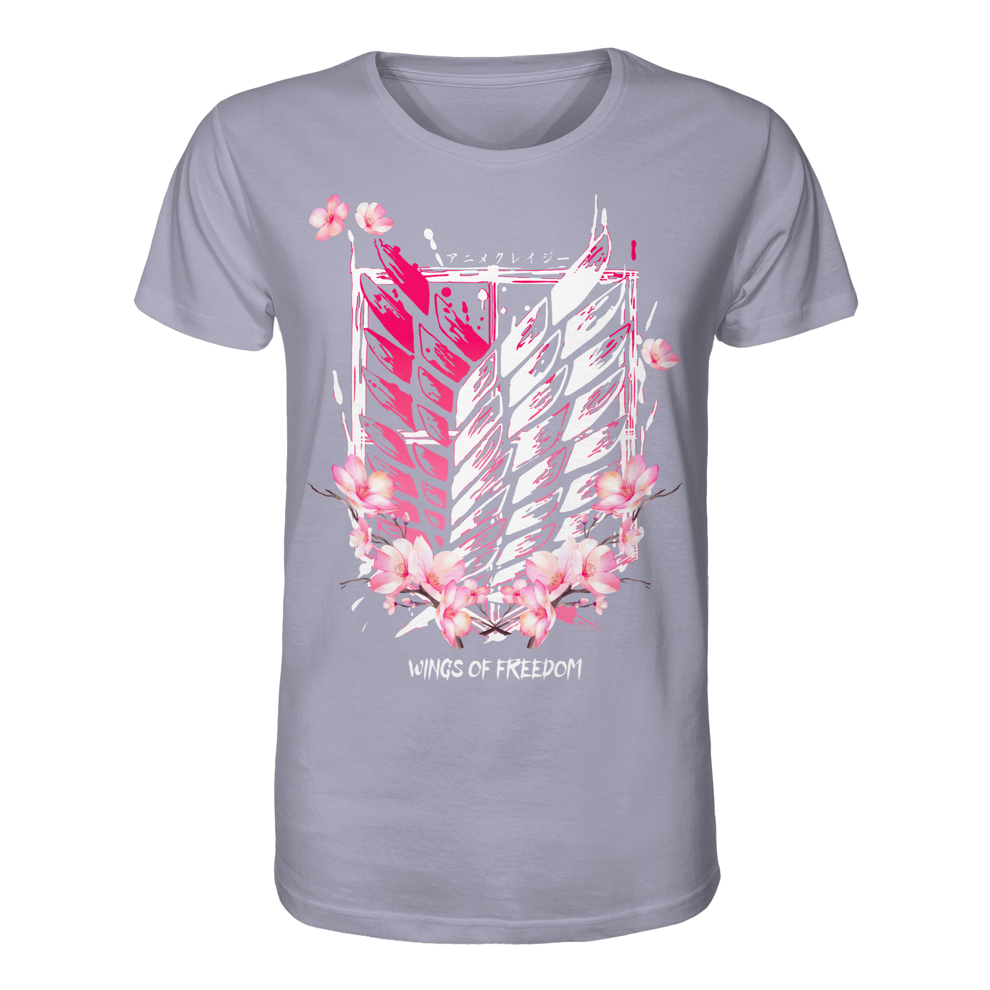 "Petals of Liberation“ Front Organic Regular Shirt