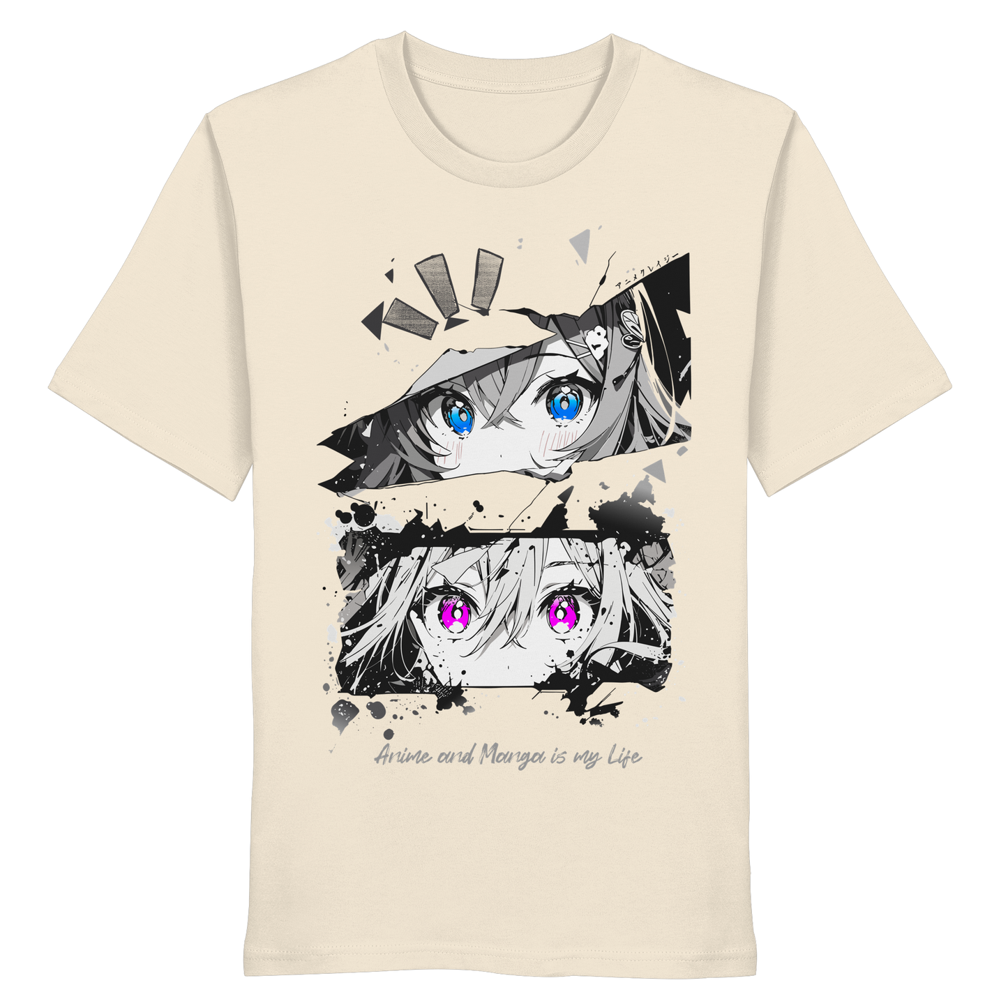 "Anime Eyes" Front - Organic Shirt