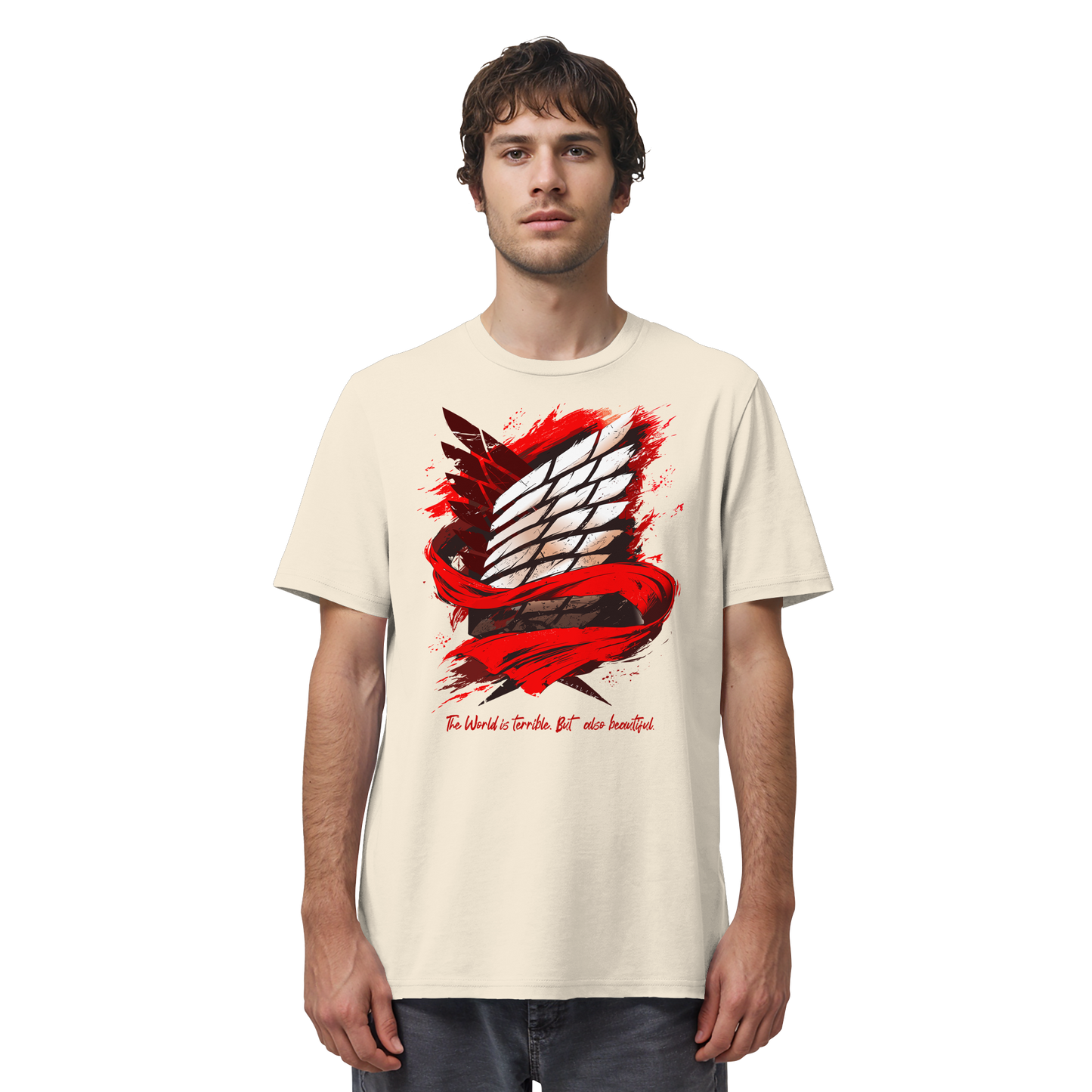 "Verbundenheit" Front Organic Regular Shirt