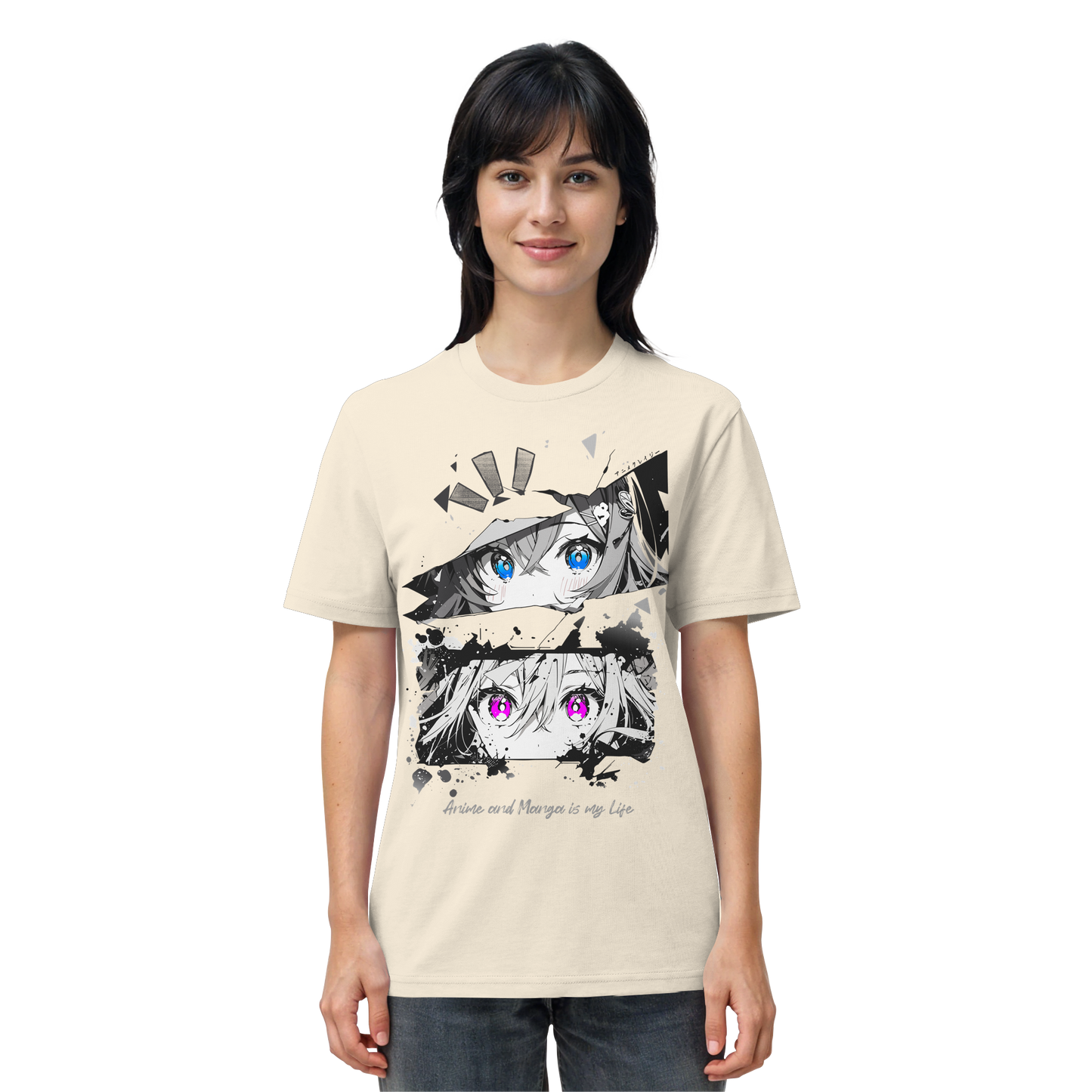 "Anime Eyes" Front - Organic Shirt