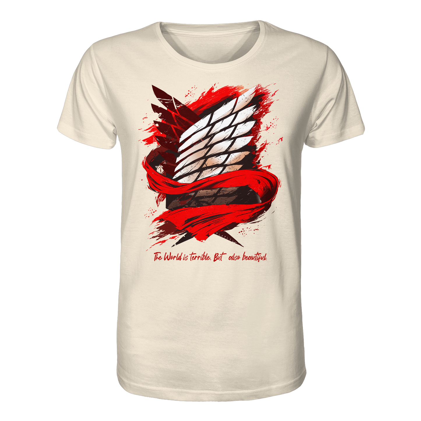 "Verbundenheit" Front Organic Regular Shirt