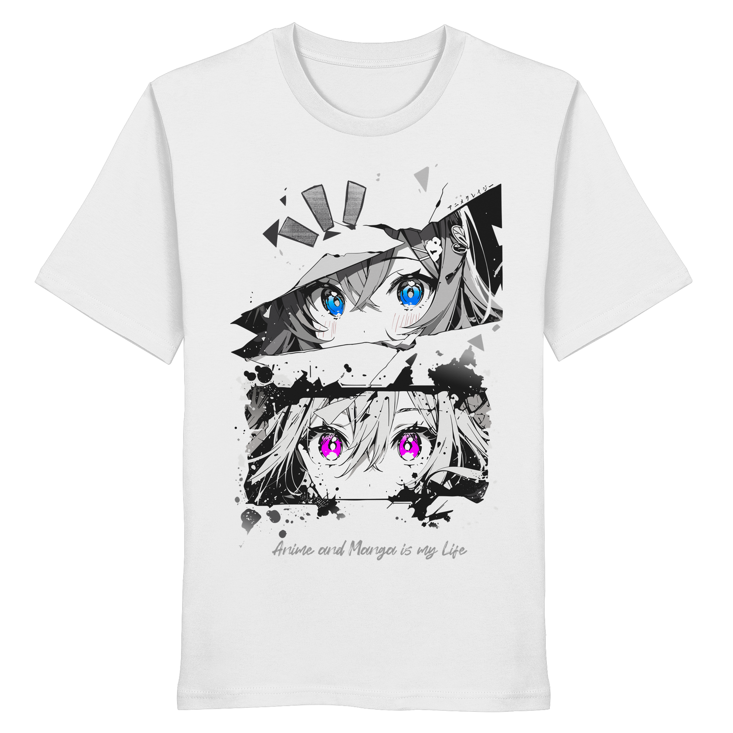 "Anime Eyes" Front - Organic Shirt