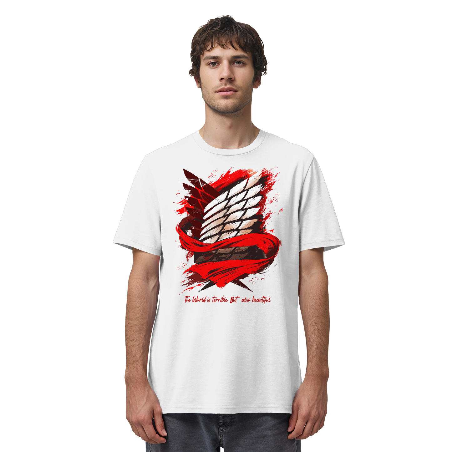 "Verbundenheit" Front Organic Regular Shirt