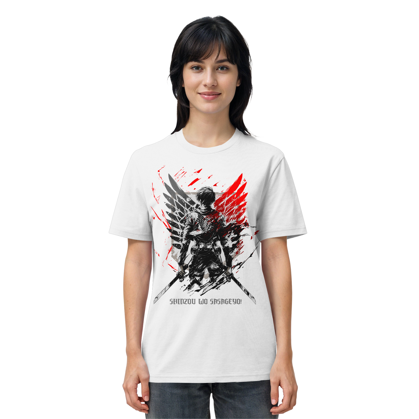 "Wings Of Resolve" Front Organic Regular Shirt
