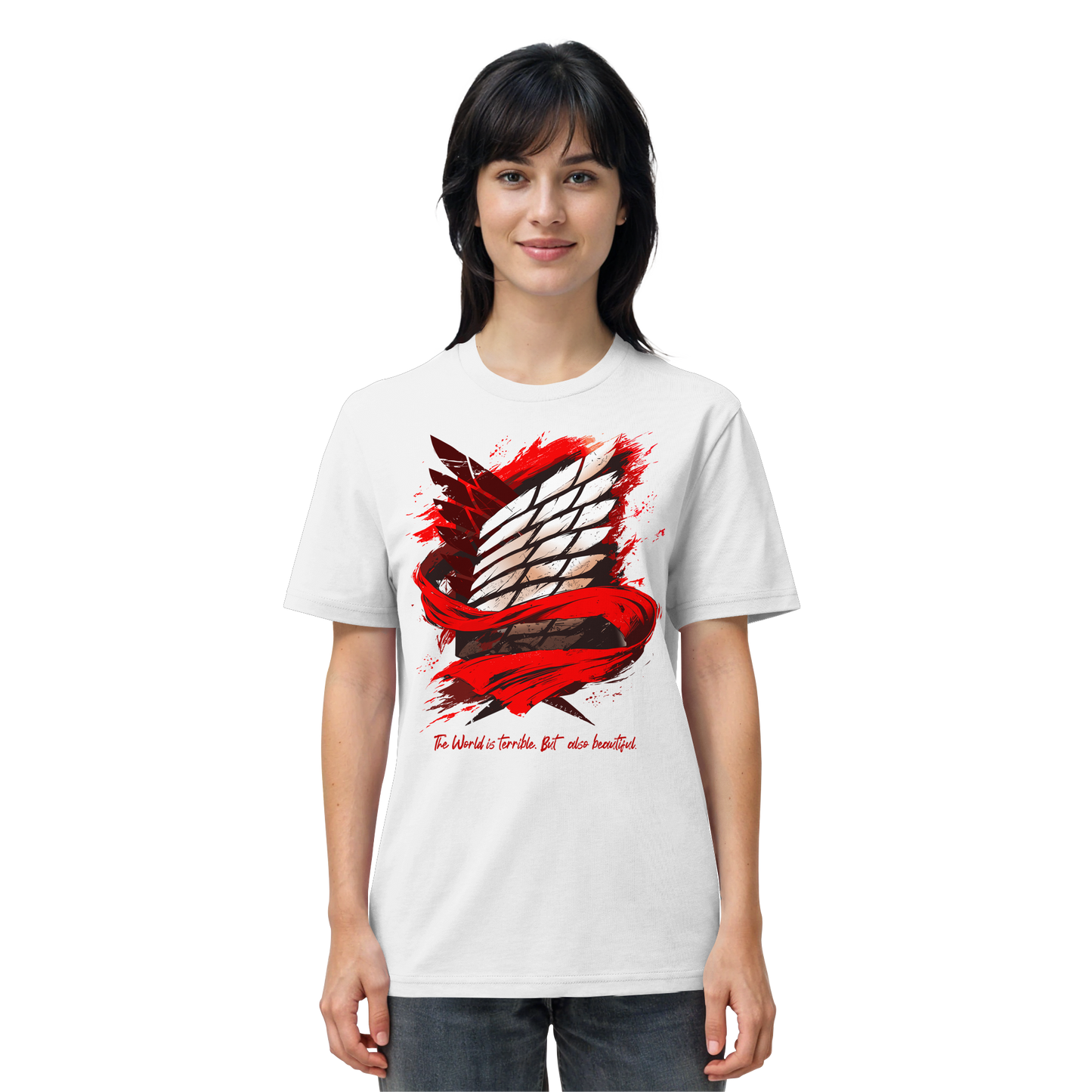 "Verbundenheit" Front Organic Regular Shirt